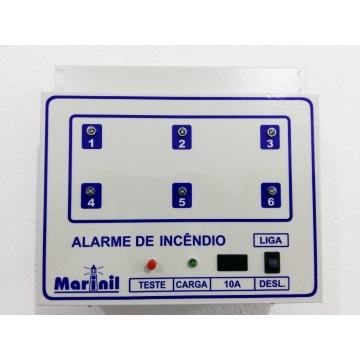 Central de Alarme p/ 6 Laços (Bateria Interna) Central de Alarme p/ 6 Laços (Bateria Interna)