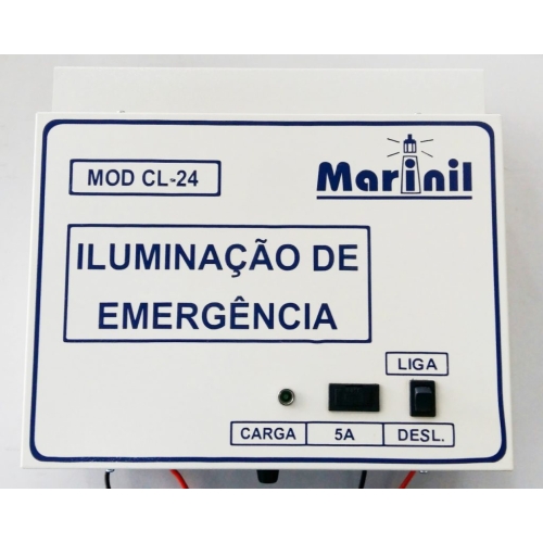 Central de Iluminação de Emergência modelo CL-24 (24V) Central de Iluminação de Emergência modelo CL-24 (24V)